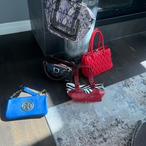 A assortment of handbags all❤️ as is ❤️and various colours and styles as shown